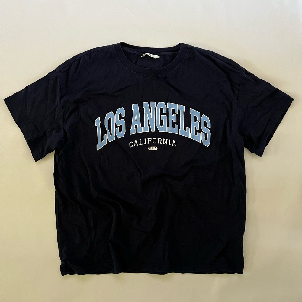 Boxy Women’s Navy Los Angeles California T-Shirt